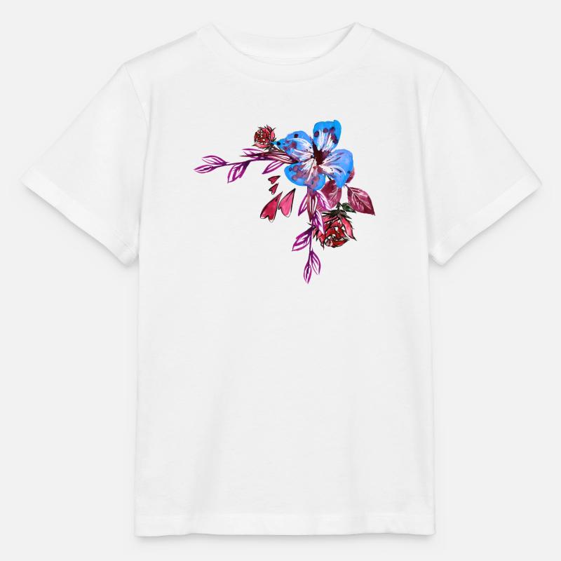 Fleur - T-shirt bio MINI CREATOR Stanley/Stella Enfant - blanc