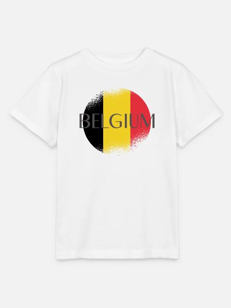 BELGIUM ,BELGIEN - Stanley/Stella Kinder T-Shirt MINI CREATOR  - Weiß
