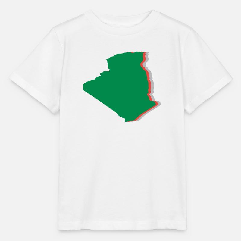 Algérie - T-shirt bio MINI CREATOR Stanley/Stella Enfant - blanc