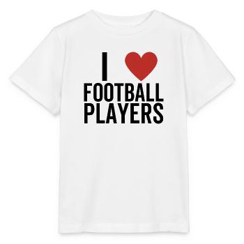 I Love Football Players - Stanley/Stella MINI CREATOR Kids’ T-Shirt - white - Front - Maike (125cm)