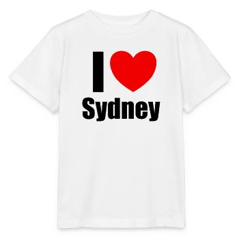 J’adore Sydney - T-shirt bio MINI CREATOR Stanley/Stella Enfant - blanc - Devant - Maike (125cm)