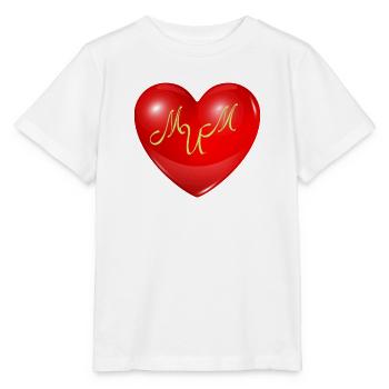Best mum ever essential love best Mother day hea - Stanley/Stella MINI CREATOR Kids’ T-Shirt - white - Front - Maike (125cm)