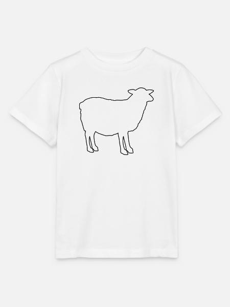 Schaf - Stanley/Stella Kinder T-Shirt MINI CREATOR  - Weiß
