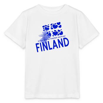 Finlande Finlande - T-shirt bio MINI CREATOR Stanley/Stella Enfant - blanc - Devant - Maike (125cm)