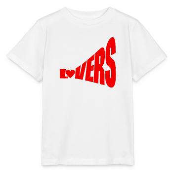 lovers declare their love to each other - Stanley/Stella MINI CREATOR Kids’ T-Shirt - white - Front - Maike (125cm)
