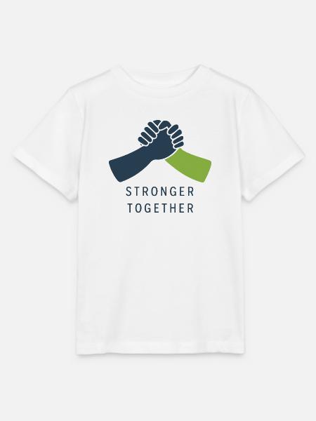 GEMEINSAM STÄRKER - Stanley/Stella Kinder T-Shirt MINI CREATOR - Weiß