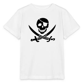 Jolly Roger - Stanley/Stella MINI CREATOR Kids’ T-Shirt - white - Front - Maike (125cm)
