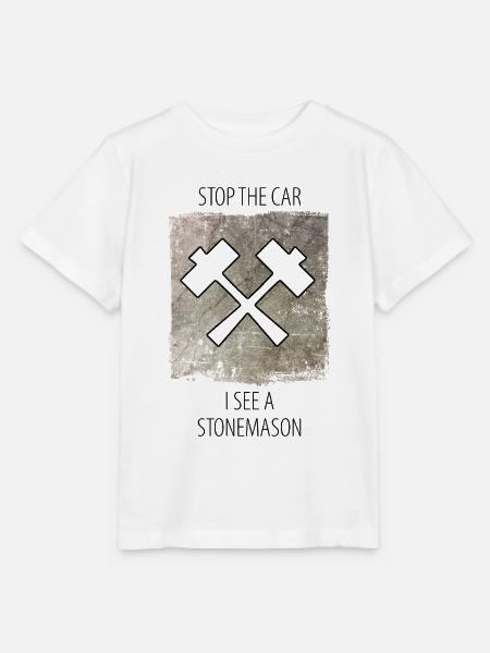 Steinmetz Steinbildhauer Spruch - Stanley/Stella Kinder T-Shirt MINI CREATOR - Weiß