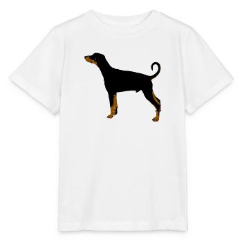 Doberman pinscher - Stanley/Stella MINI CREATOR Kids’ T-Shirt - white - Front - Maike (125cm)