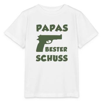 Papas meilleur coup | enfants - T-shirt bio MINI CREATOR Stanley/Stella Enfant - blanc - Devant - Maike (125cm)