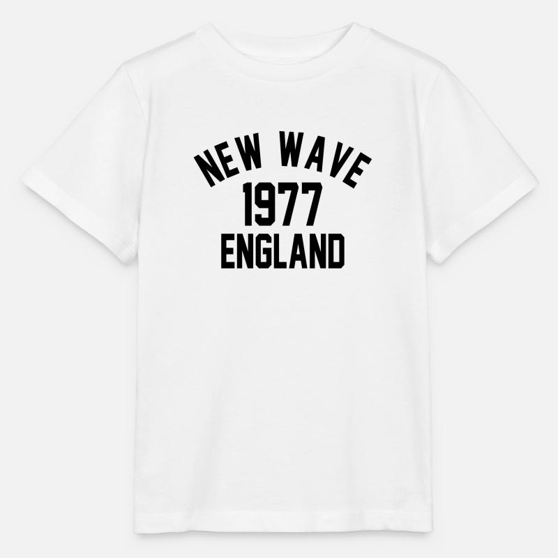 Nouvelle Vague Angleterre 1977 - T-shirt bio MINI CREATOR Stanley/Stella Enfant - blanc