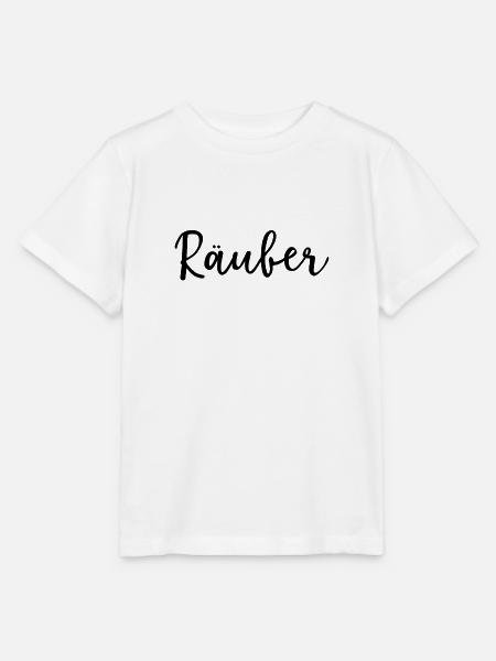 Räuber Papa Shirt zum Vatertag - Stanley/Stella Kinder T-Shirt MINI CREATOR  - Weiß