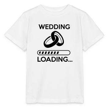 wedding loading - Stag do - hen party - Stanley/Stella Kinder T-Shirt MINI CREATOR  - Weiß - Vorne - Maike (125cm)