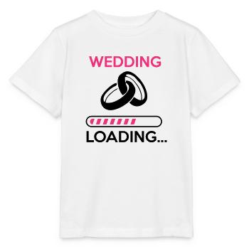 wedding loading - Stag do - hen party - Stanley/Stella Kinder T-Shirt MINI CREATOR  - Weiß - Vorne - Maike (125cm)