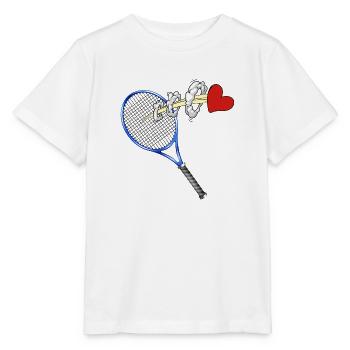 tennis matchball tennisball fuzzy-balls tennislove - Stanley/Stella MINI CREATOR Kids’ T-Shirt - white - Front - Maike (125cm)