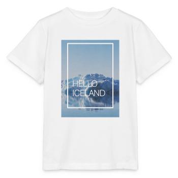 Island Eisberg Eisscholle Iceland - Stanley/Stella Kinder T-Shirt MINI CREATOR  - Weiß - Vorne - Maike (125cm)
