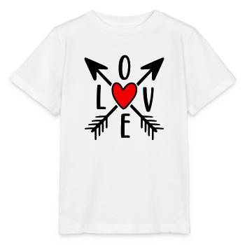 Love - Stanley/Stella MINI CREATOR Kids’ T-Shirt - white - Front - Maike (125cm)