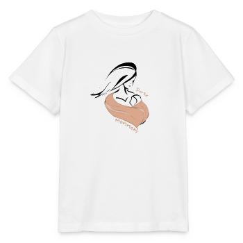 Design Porte mmon nom - T-shirt bio MINI CREATOR Stanley/Stella Enfant - blanc - Devant - Maike (125cm)