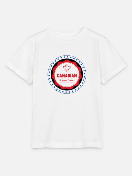 Kanada, Ahornblatt. - Stanley/Stella Kinder T-Shirt MINI CREATOR - Weiß