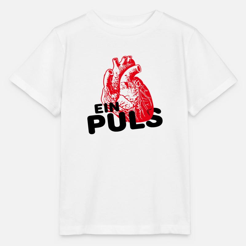 Une impulsion - Cœur - T-shirt bio MINI CREATOR Stanley/Stella Enfant - blanc
