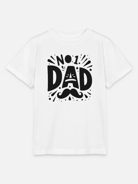 Nr. 1 Vater - Stanley/Stella Kinder T-Shirt MINI CREATOR - Weiß