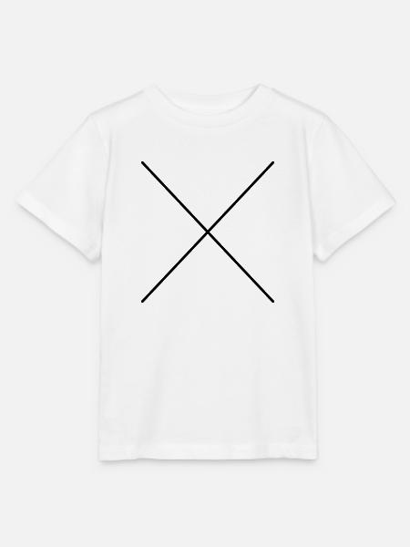 Kreuz - Stanley/Stella Kinder T-Shirt MINI CREATOR  - Weiß