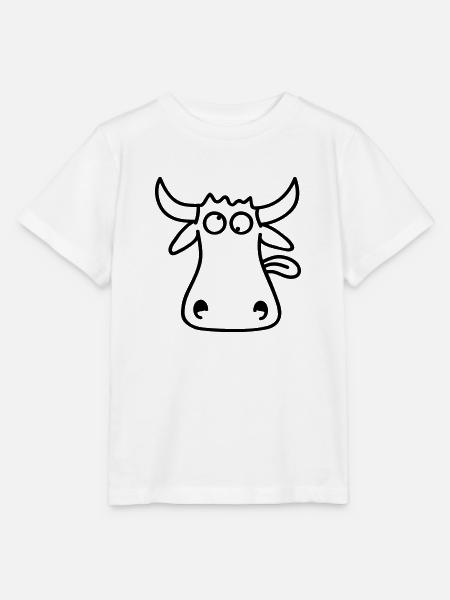 Crazy Bull - Stanley/Stella Kinder T-Shirt MINI CREATOR - Weiß