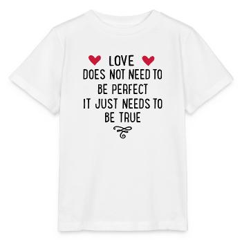 amour - T-shirt bio MINI CREATOR Stanley/Stella Enfant - blanc - Devant - Maike (125cm)