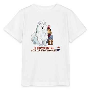 Samojede Winter Weihnachten Geschenk Hundeliebe - Stanley/Stella Kinder T-Shirt MINI CREATOR  - Weiß - Vorne - Maike (125cm)
