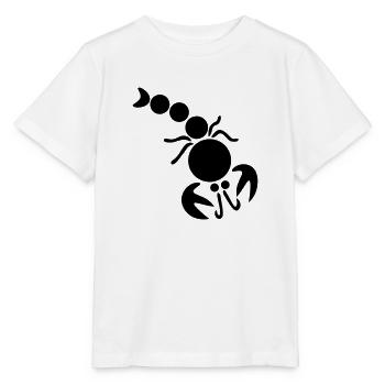 Larry le homard - T-shirt bio MINI CREATOR Stanley/Stella Enfant - blanc - Devant - Maike (125cm)