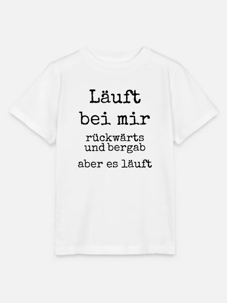 Läuft bei mir - Stanley/Stella Kinder T-Shirt MINI CREATOR  - Weiß