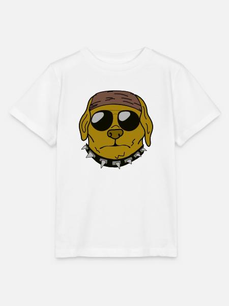 Grimmiger Labrador - Stanley/Stella Kinder T-Shirt MINI CREATOR - Weiß