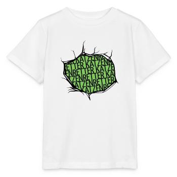 dog veganismus bärenstark fleischfrei lieben - Stanley/Stella Kinder T-Shirt MINI CREATOR  - Weiß - Vorne - Maike (125cm)