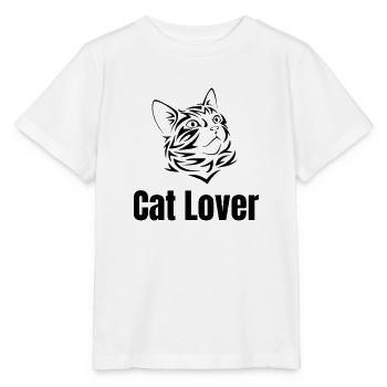 Cat Lover - Stanley/Stella MINI CREATOR Kids’ T-Shirt - white - Front - Maike (125cm)