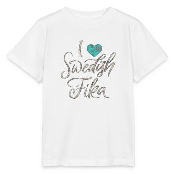 Suède Suède Viking Norden Scandinavie fika - T-shirt bio MINI CREATOR Stanley/Stella Enfant - blanc - Devant - Maike (125cm)