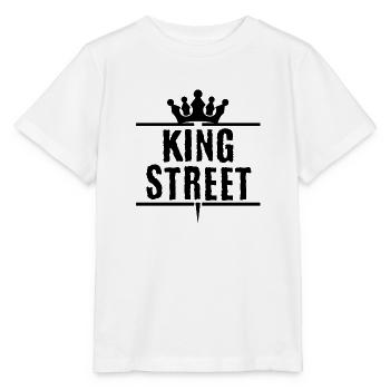 couronne king street - T-shirt bio MINI CREATOR Stanley/Stella Enfant - blanc - Devant - Maike (125cm)
