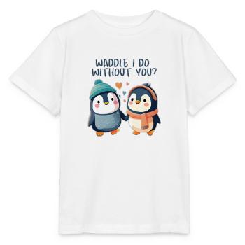 Waddle I Do Without You - Stanley/Stella MINI CREATOR Kids’ T-Shirt - white - Front - Maike (125cm)