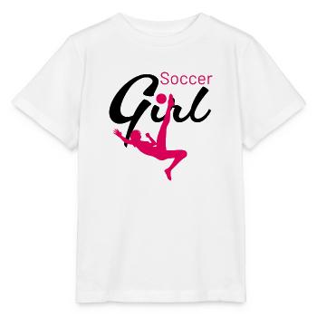 Footballeuse Fallrückzieher - T-shirt bio MINI CREATOR Stanley/Stella Enfant - blanc - Devant - Maike (125cm)