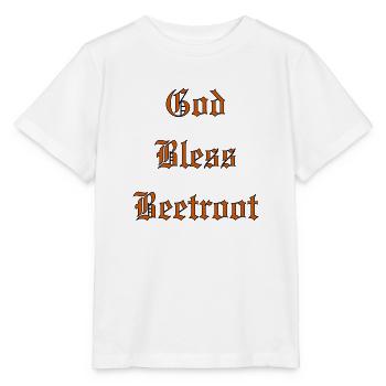 Bénédiction divineBetterave - T-shirt bio MINI CREATOR Stanley/Stella Enfant - blanc - Devant - Maike (125cm)