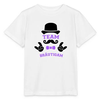 Team Groom - Stanley/Stella MINI CREATOR Kids’ T-Shirt - white - Front - Maike (125cm)