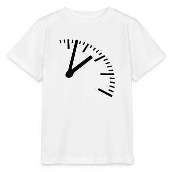 Zeit, Uhr - Stanley/Stella Kinder T-Shirt MINI CREATOR  - Weiß - Vorne - Maike (125cm)