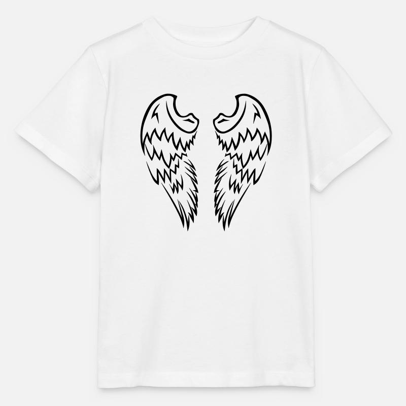 Ailes d'ange - T-shirt bio MINI CREATOR Stanley/Stella Enfant - blanc
