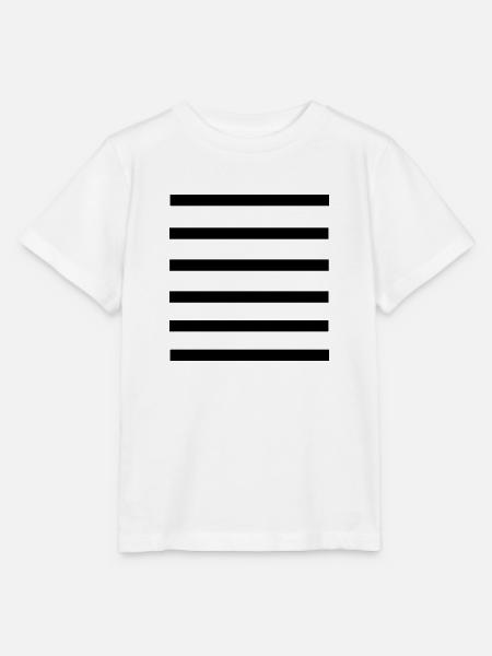 stripes_pattern_line - Stanley/Stella Kinder T-Shirt MINI CREATOR  - Weiß