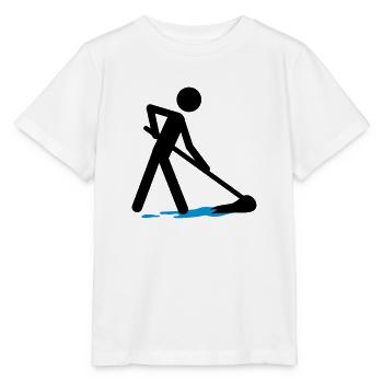Cleaning The Floor - Stanley/Stella Kinder T-Shirt MINI CREATOR  - Weiß - Vorne - Maike (125cm)