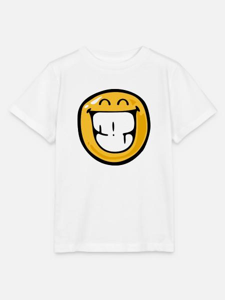 Smiley happy delight - Stanley/Stella Kinder T-Shirt MINI CREATOR - Weiß