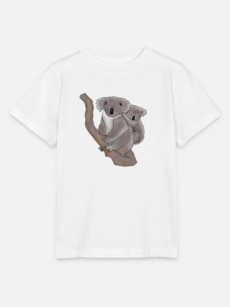 Koala, Mutter und Kind - Stanley/Stella Kinder T-Shirt MINI CREATOR - Weiß