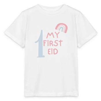 My first Ramadan/ My 1st Eid /Muslim /Islam /Allah - T-shirt bio MINI CREATOR Stanley/Stella Enfant - blanc - Devant - Maike (125cm)