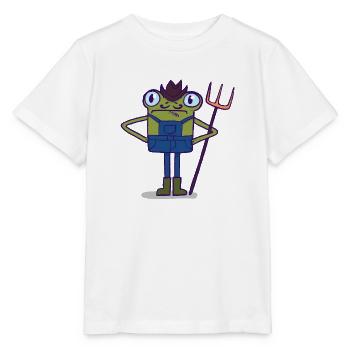 Farm Froggy - Stanley/Stella MINI CREATOR Kids’ T-Shirt - white - Front - Maike (125cm)
