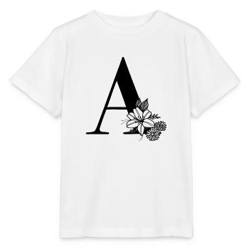 Letter A - Stanley/Stella MINI CREATOR Kids’ T-Shirt - white - Front - Maike (125cm)