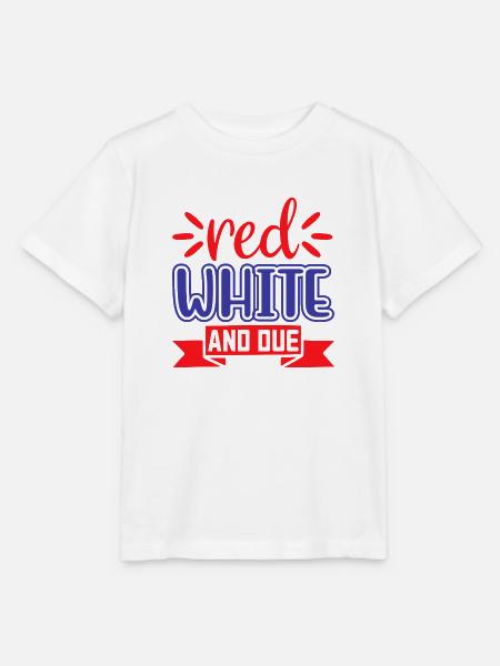 Rotweiß und fällig - Stanley/Stella Kinder T-Shirt MINI CREATOR - Weiß